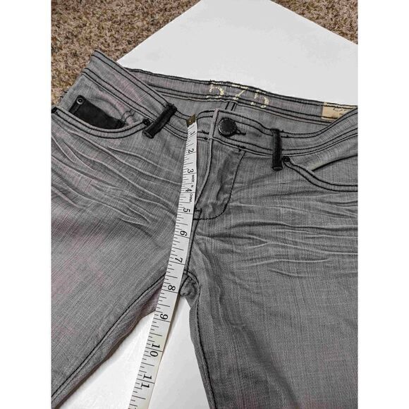 575 Los Angeles Straight Gray Designer Jeans 26 - Picture 9 of 16